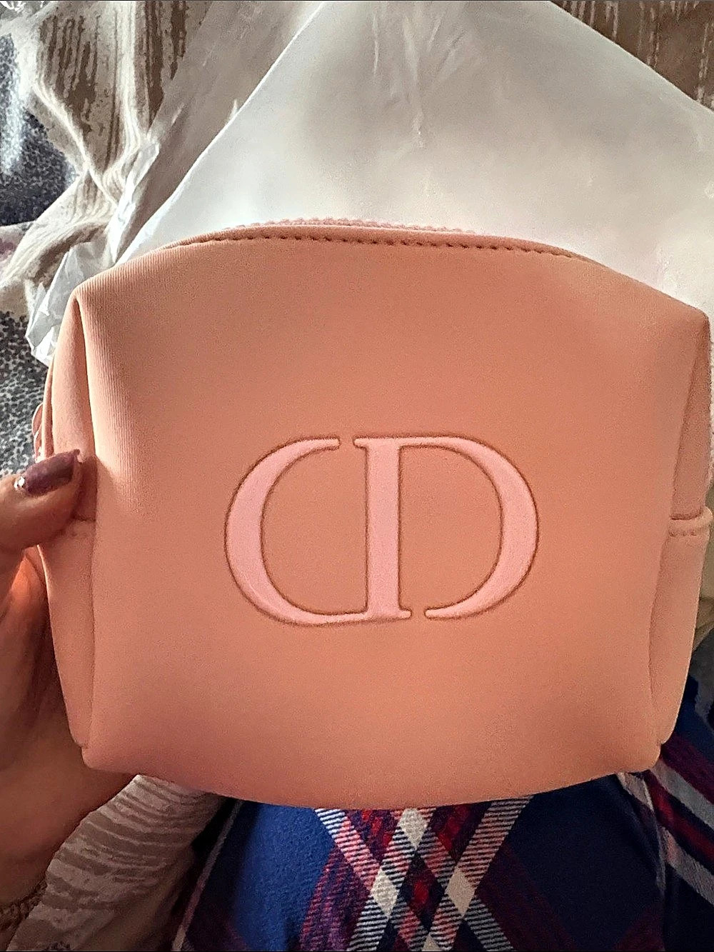 Dior Beauty Trousse Pouch Pink Cosmetic Pouch NWT